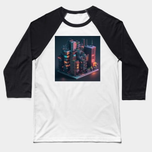 My small worlds : Futuristic city 2 Baseball T-Shirt